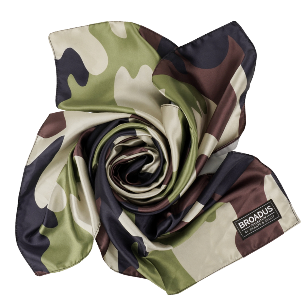Broadus Collection Snoop Dogg Headwrap Scarf Long, 1 Count, Camo